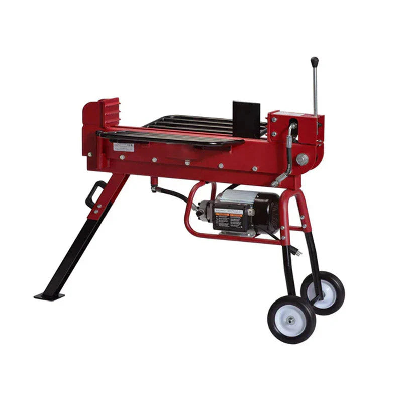 Industrial ED10T20 10-Ton Electric Log Splitter With Dual-Action Wedge And 2.5 HP Motor