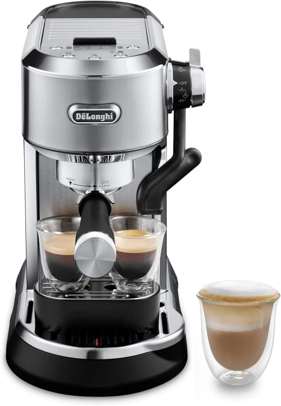 De'Longhi Classic Espresso Machine With Milk Frother, 15-Bar Pump And Temperature Control
