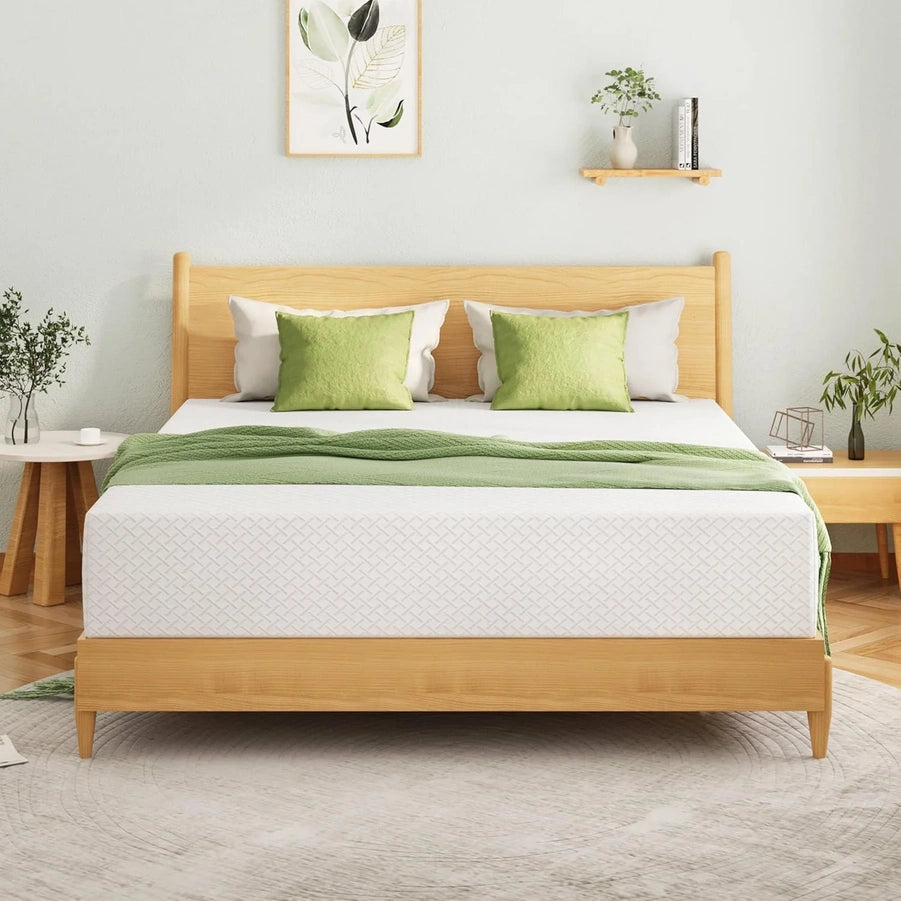 Egohome 8 In. Twin Mattress, Memory Foam Mattress With Cooling Green Tea Gel, Relieve Pressure With Medium Firm Support, CertiPUR-US Certified