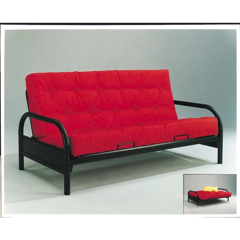 Alfonso Adjustable Frame for Futon, Black Metal