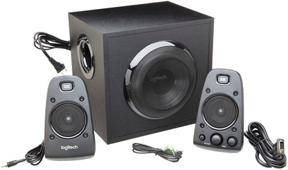 Logitech, Z623 2.1 Speaker System, 3 Piece, Black