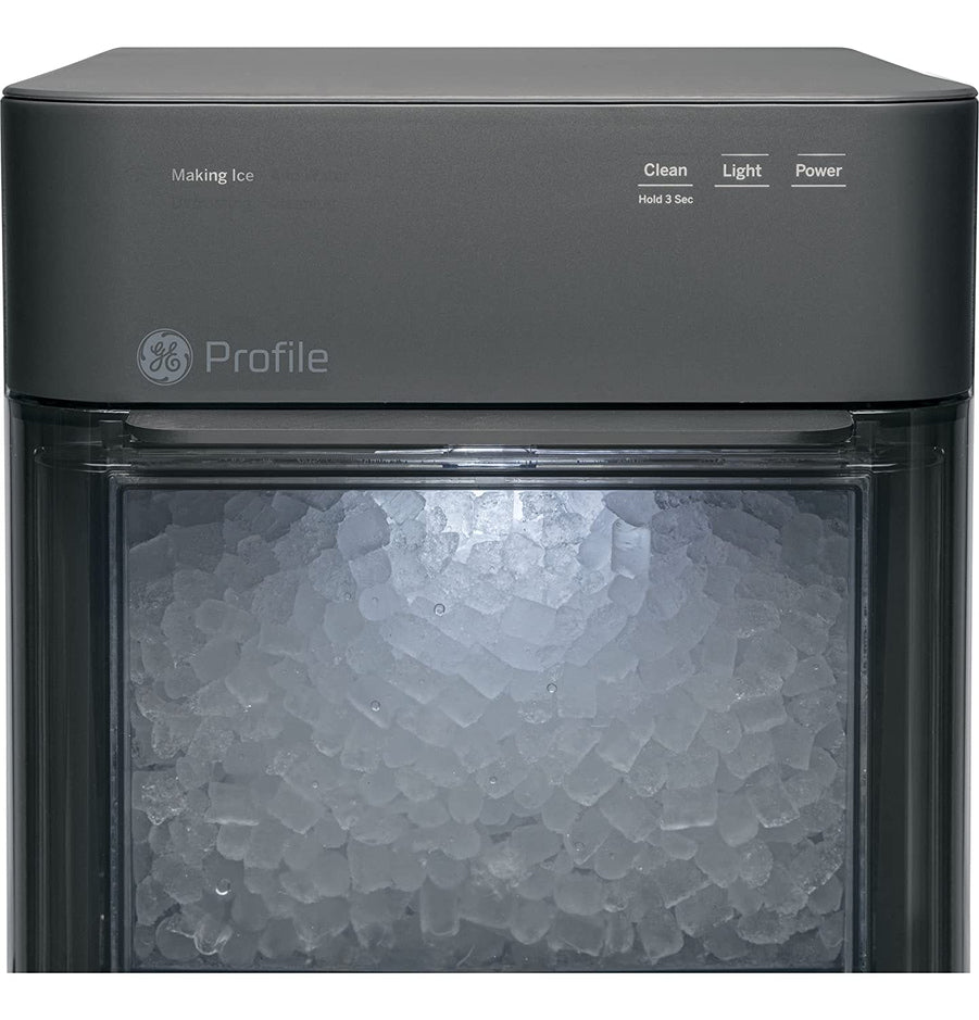 GE Profile Opal 2.0, Countertop Nugget Ice Maker, Ice Machine With WiFi Connectivity, Smart Home Kitchen Essentials, Black Stainless