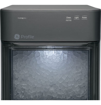 GE Profile Opal 2.0, Countertop Nugget Ice Maker, Ice Machine With WiFi Connectivity, Smart Home Kitchen Essentials, Black Stainless