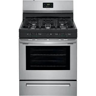 Frigidaire 30 inch (76 cm) wide freestanding 5-burner stainless steel gas hob FCRG3052AS
