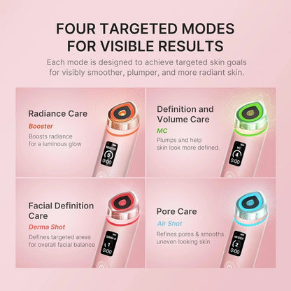 Medicube Booster Pro, 6-in-1 Real Glass Glow Beauty Massager, For Clear, Radiant