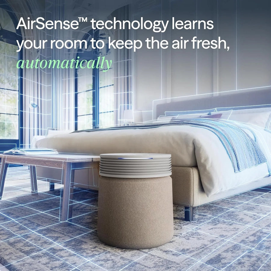 Blueair Air Purifier For Large Rooms And Home- Odor Eliminating Cleans Up To 3385 Sq. Ft., HEPASilent, Smart WiFi, Auto Mode, Doubles As Table