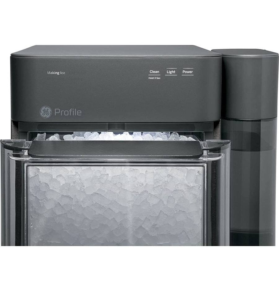 GE Profile Opal 2.0, Countertop Nugget Ice Maker, Ice Machine With WiFi Connectivity, Smart Home Kitchen Essentials, Black Stainless