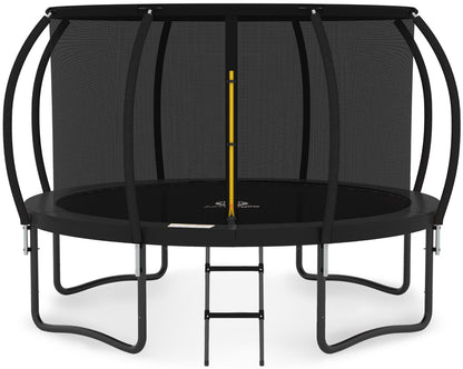 Jumpzylla 8 Ft. Trampoline Outdoor With Enclosure For Kids