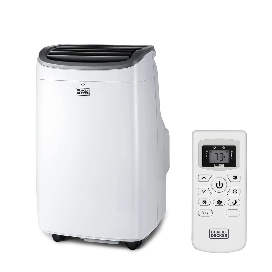 Black Plus Decker 8000 BTU Portable Air Conditioner Up To 350 Sq. Ft