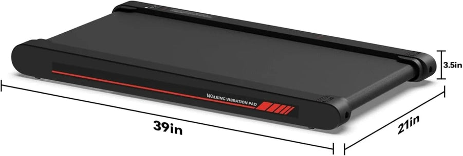 Walking Vibration Pad With App, 3-in-1 Under Desk Treadmill, 2.5HP Low Noise Walking Treadmill Pad With Remote Control