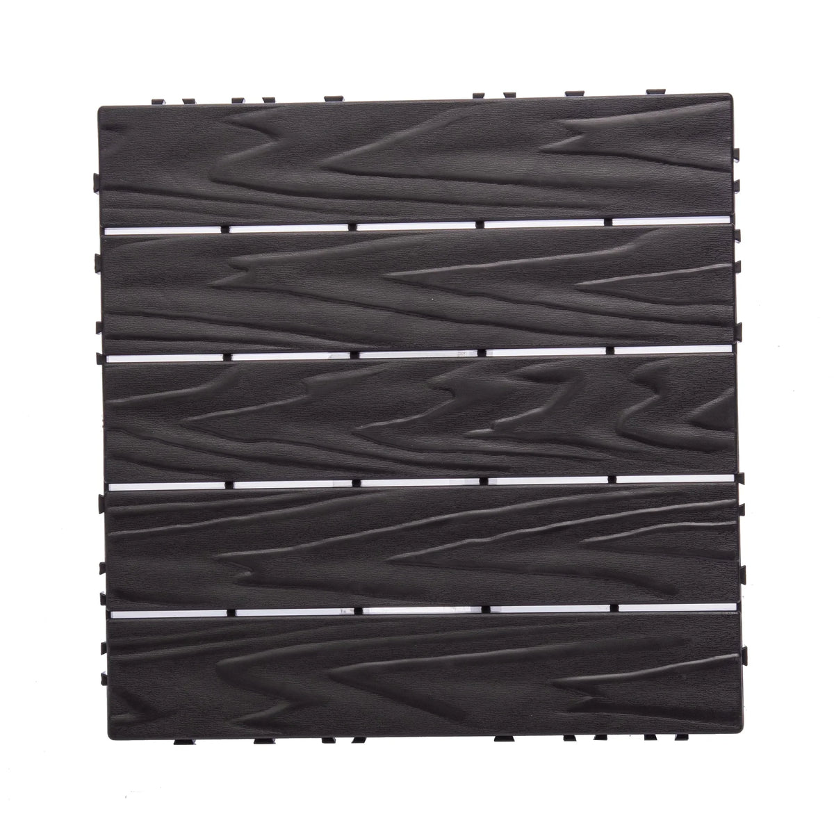 76-Pack Plastic Interlocking Deck Tiles - 68.80 Sq.Ft Outdoor Plastic Flooring Super Durable & Waterproof All-Weather Indoor/Outdoor