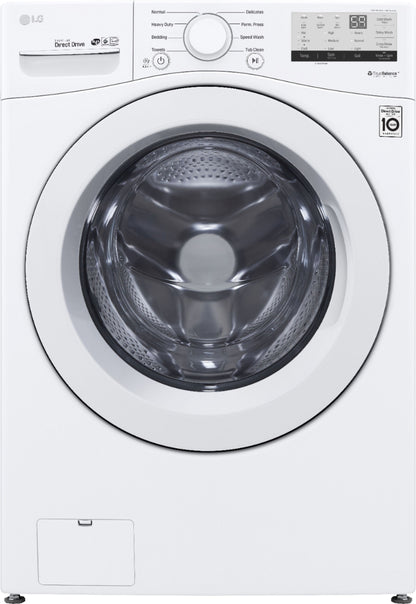 4.5 Cu. Ft. High Efficiency Stackable Front-Load Washer With 6Motion Technology, White