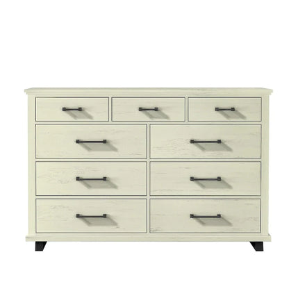 Farmhouse 4-Piece Bedroom Set - 2 Nightstand, 1 Chest and 1 Dresser