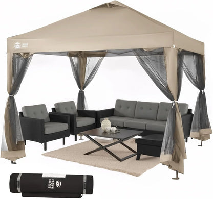 Crown Shades 13x13 Pop Up Gazebo, Canopy Tent