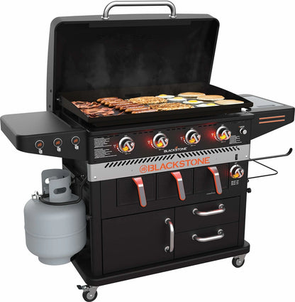 Blackstone 4 Burner And Air Fryer Combo- 36 In