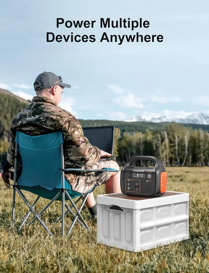 GreenOE Portable Power Station 1000W 1024Wh Solar Powered Generator with 100W Solar Panel, Camping Power Bank for Outdoors Travel Hunting Home Lithium Battery Backup