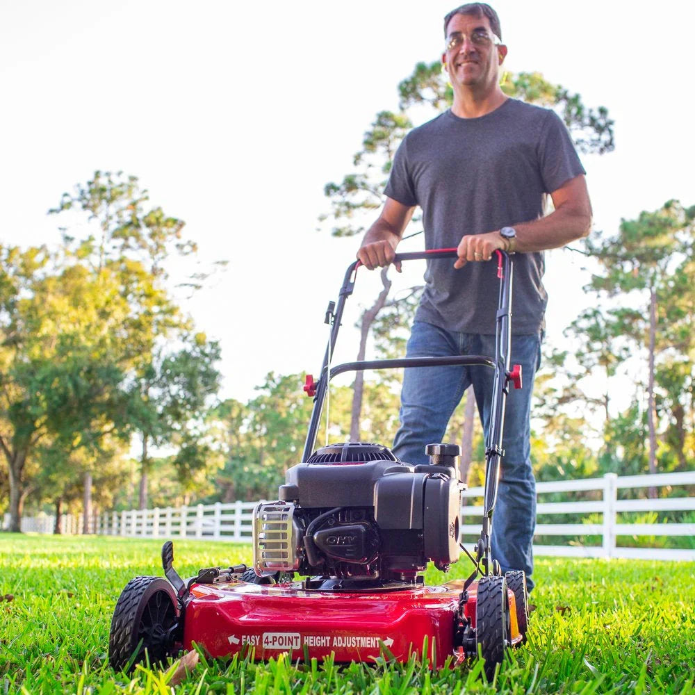 20-Inch 125Cc Gas Push Mower with Briggs & Stratton Engine
