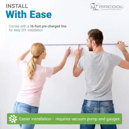 Mrcool 24000 BTU 230V Ductless Inverter Mini Split Air Conditioner And Heat Pump System
