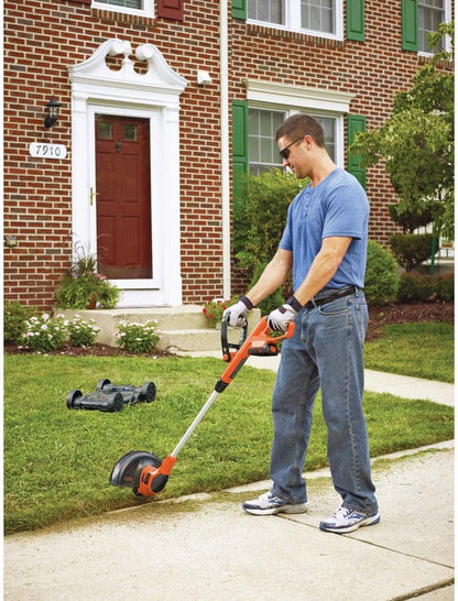 BLACK+DECKER Combination String Trimmer, Lawn Mower, and Edger, Cordless 3-in-1