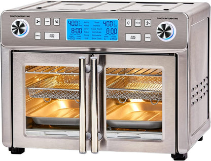 Emeril Lagasse Dual Zone 360 Air Fryer Oven Combo With French Door 25 Qt. Extra Large