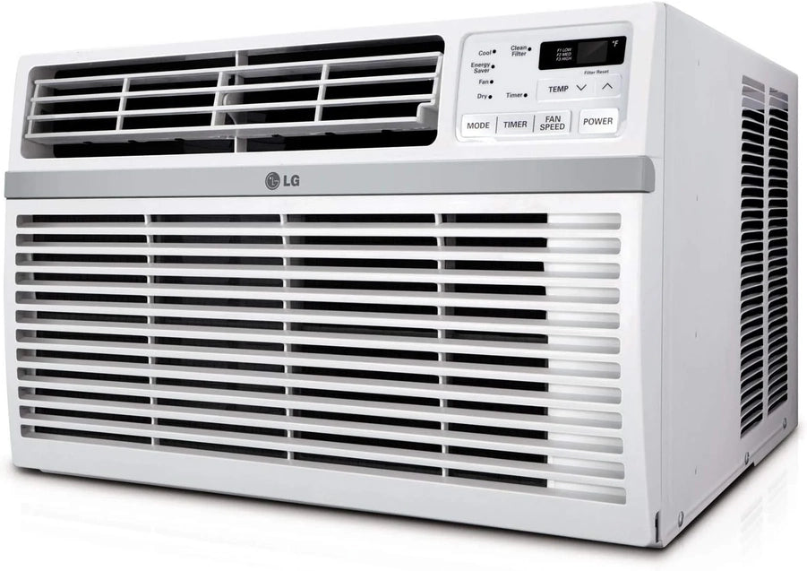 LG 6,000 BTU Window Air Conditioner, 115V, Cools 250 Sq. Ft. For Bedroom, Den