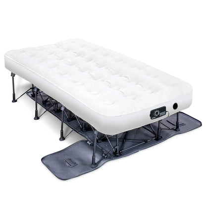 Ivation EZ-Bed Self Inflating Air Mattress Twin Air Mattress With Built In Pump And Case