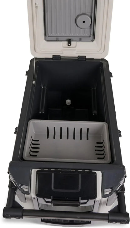 70Qt Wheeled Cooler Insulated Hard Shell Ice Chest