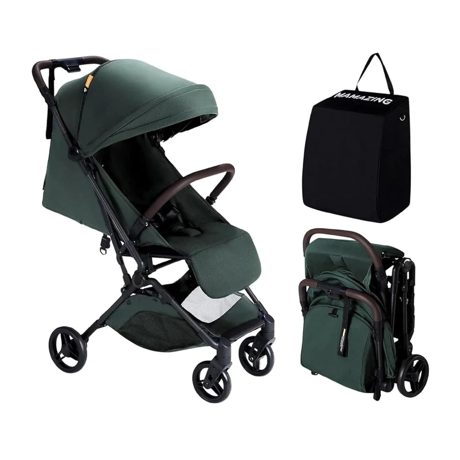 Mamazing Lightweight Baby Travel Stroller With Carbon Fiber Frame Compact Airplane-Friendly