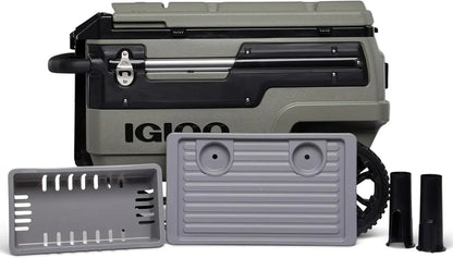 70Qt Wheeled Cooler Insulated Hard Shell Ice Chest