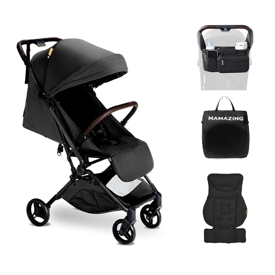 Mamazing Lightweight Baby Travel Stroller With Carbon Fiber Frame Compact Airplane-Friendly