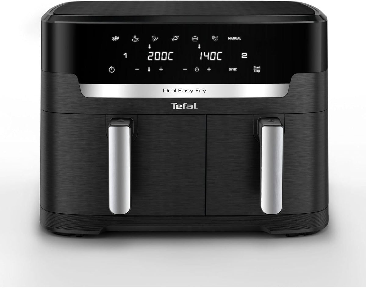Tefal Dual Easy Fry 11L Air Fryer with 7 Preset Programs
