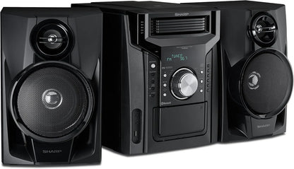 CD-BH950 240W 5-way mini bookshelf speaker system with cassette deck and Bluetooth