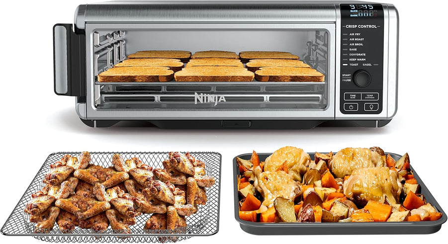 Ninja Flip Toaster Oven And Air Fryer, 8-in-1 Functionality, Flip Up And Away Capability For Storage Space