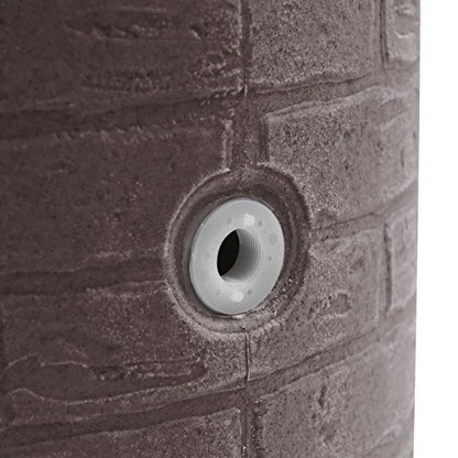 Good Ideas IMP-D50-DAR Impressions Downton Rain Saver Rain Barrel, 50 Gallon, Dark Granite
