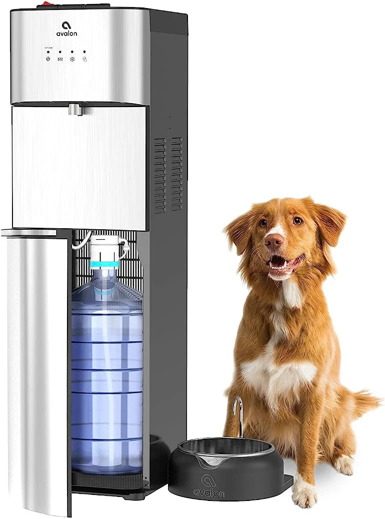 Limited Edition Self Cleaning Water Cooler Water Dispenser- 3 Temperature Settings- Hot, Cold And Room Water, Stainless Steel Construction