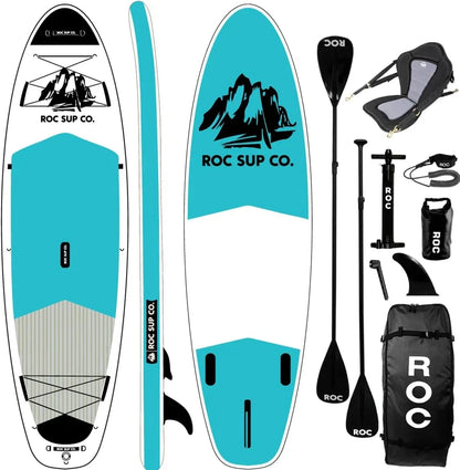 Roc Inflatable Stand-Up Paddle Board Sup Paddle Board Accessories Anti-Slip Comfortable Deck