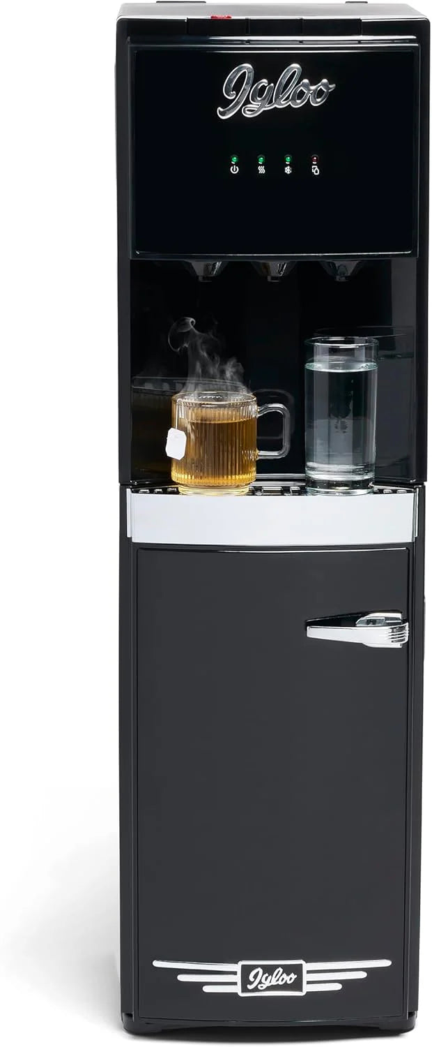 Igloo Bottom Loading Water Cooler Hot Cold Room Temperature Dispenser Stainless Steel