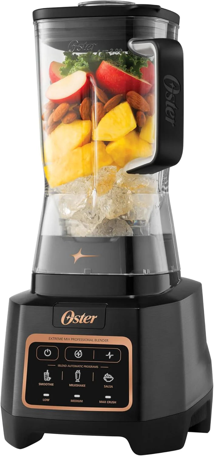 Oster Extreme Mix Blender, 1500-Watt High-Speed Countertop Blender With 64oz Jar And Auto Programs, For Smoothies, Milkshakes, Salsa