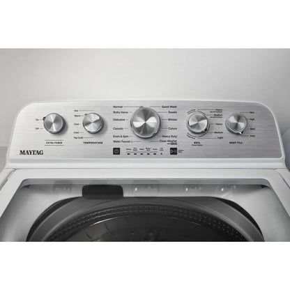 Maytag Top-Loading Washing Machine with 4.8 Cubic Foot Capacity and Extra Power Boost, White C MVW5430MW