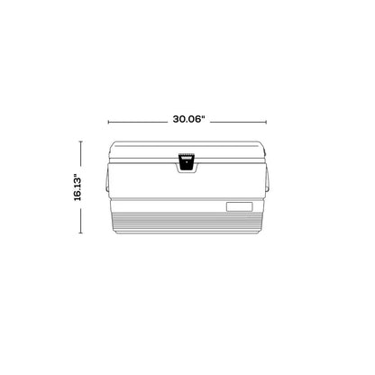 Ultra Hard Cooler, 72qt White, Your Ultimate Marine Companion