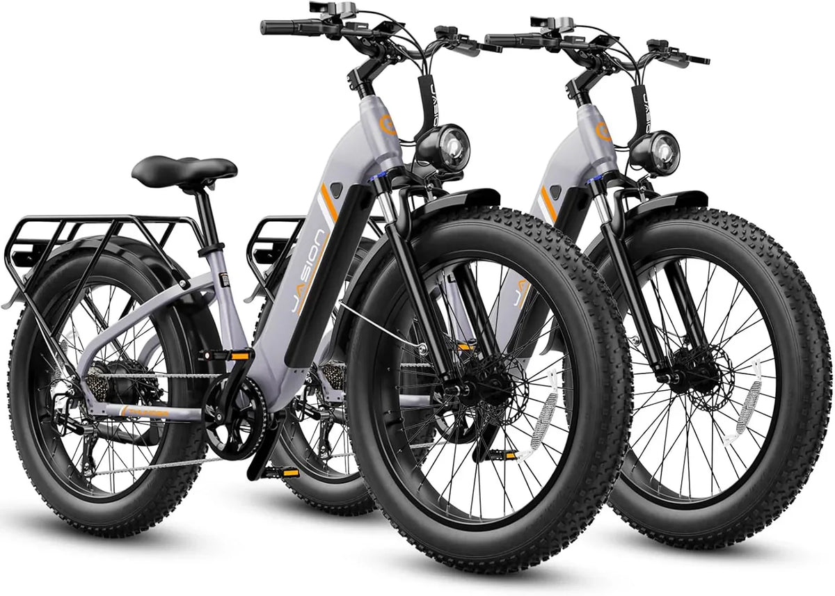 Thunder Electric Bike 1500W 30+MPH 80Miles Range Fat Tire Hydraulic Disc Brakes