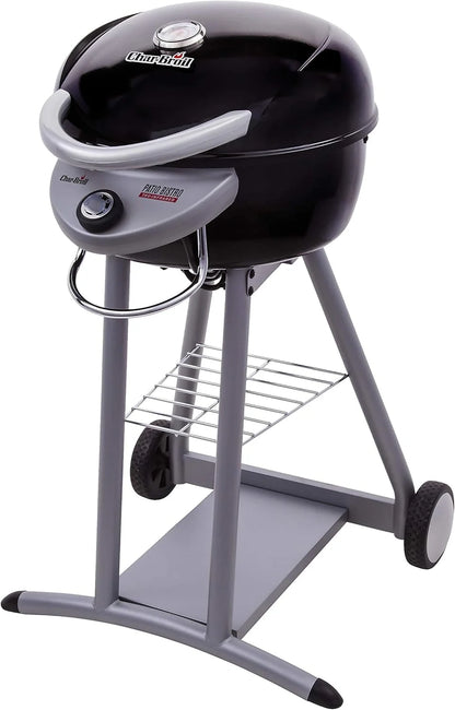 Charbroil 3-in-1 Dual Fuel Outdoor Bistro Pro Electric Grill And Griddle Plus Charcoal Mode Bbq