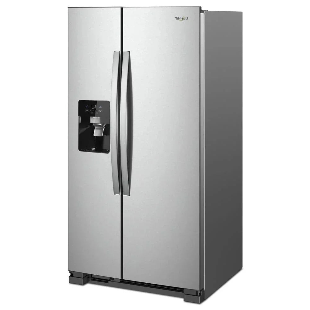 36-inch wide side-by-side refrigerator C 24 cubic feet stainless steel