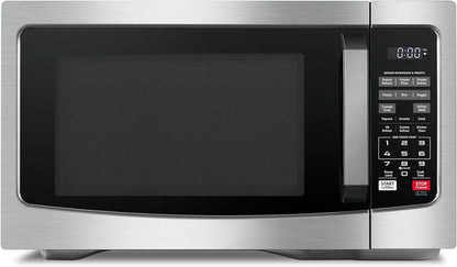 Air Fryer Combo 8-in-1 Countertop Microwave Oven, With Convection, Broil, Odor Removal Mode, 12.4 In. Position Memory Turntable, Child-Lock