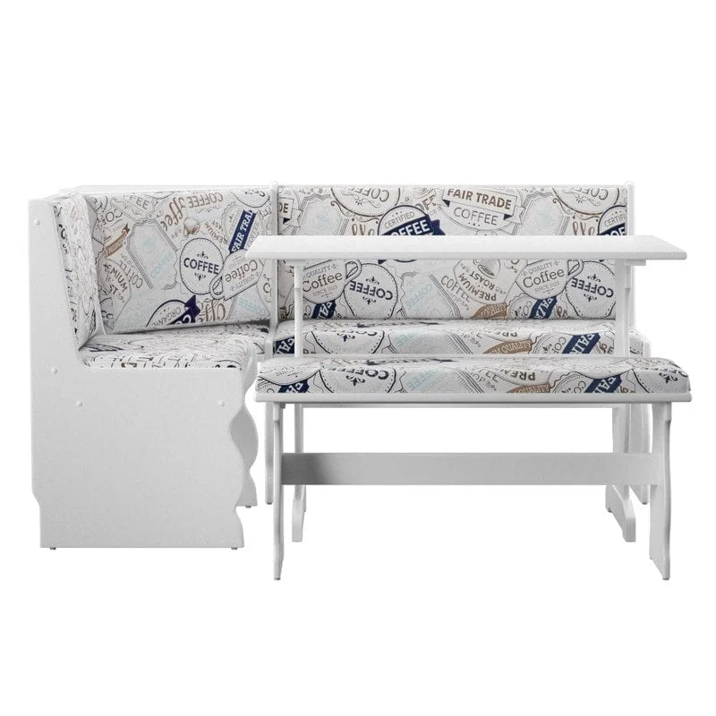 Hannah Breakfast Nook 3-piece Dining Set