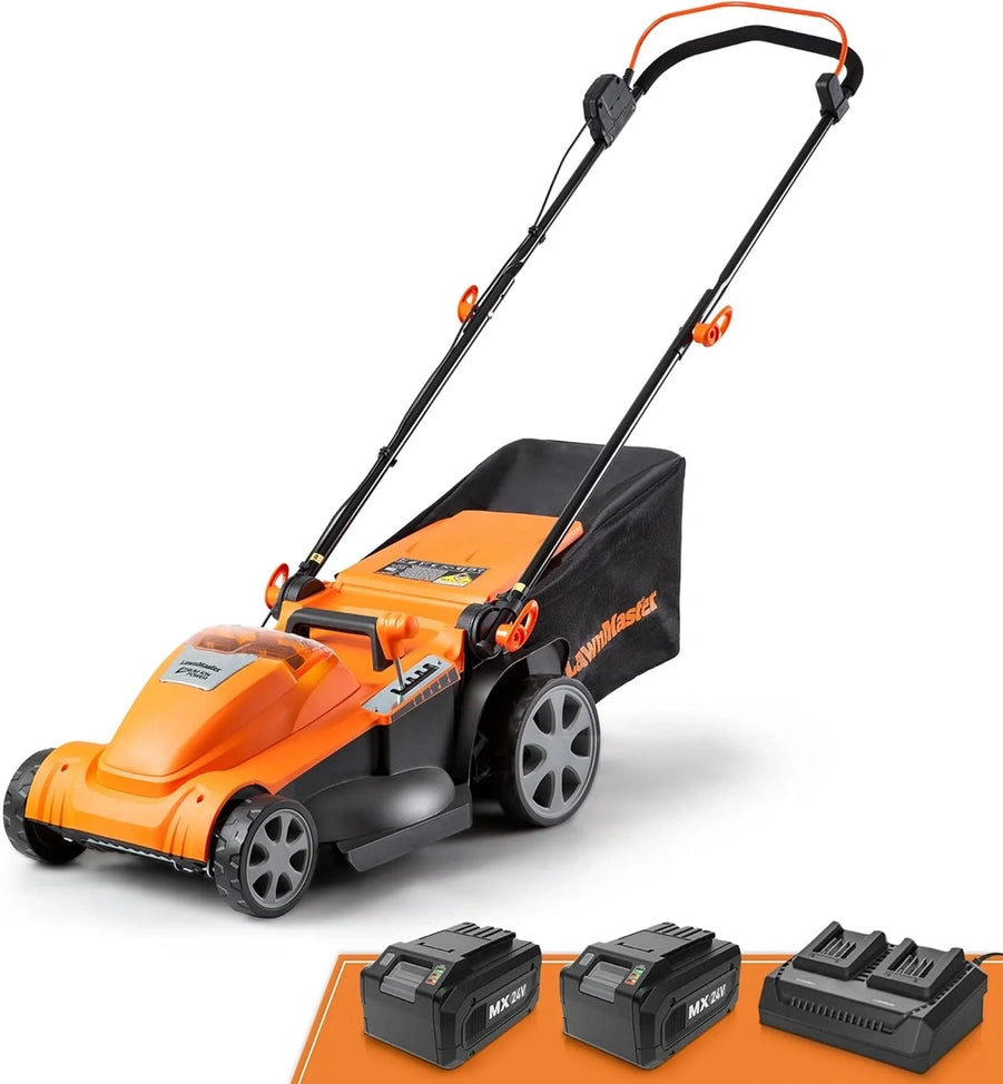 LawnMaster MEB1216K Electric Lawn Mower 16-Inch 12AMP