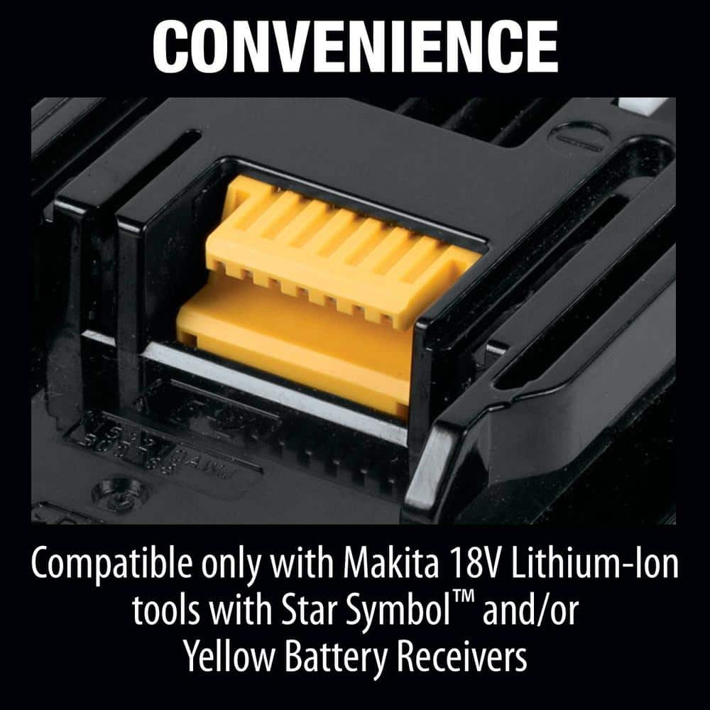 18-Volt LXT Battery and Rapid Optimum Charger Starter Pack (5.0Ah) with bonus 18V LXT Brushless Cut-Off/Angle Grinder BL1850BDC2XAG04