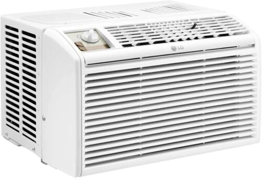 LG 6,000 BTU Window Air Conditioner, 115V, Cools 250 Sq. Ft. For Bedroom, Den