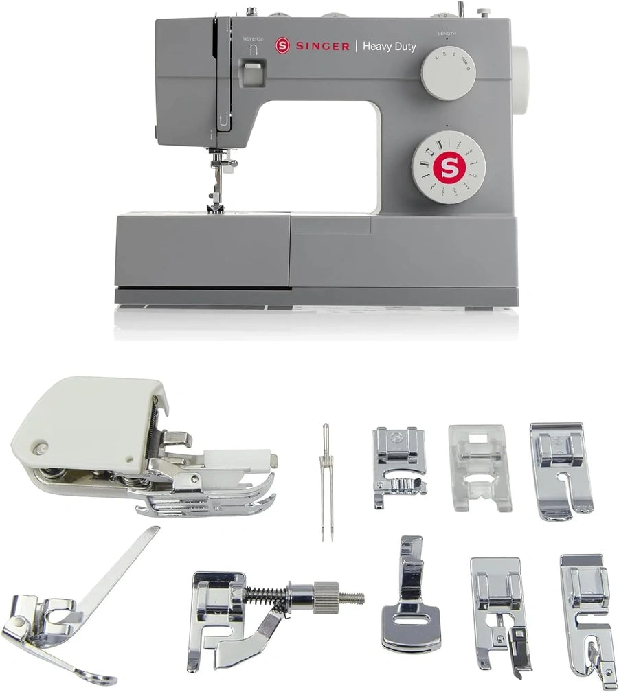 Singer 4411 Heavy Duty Pink Sewing Machine With Accessories, High Speed