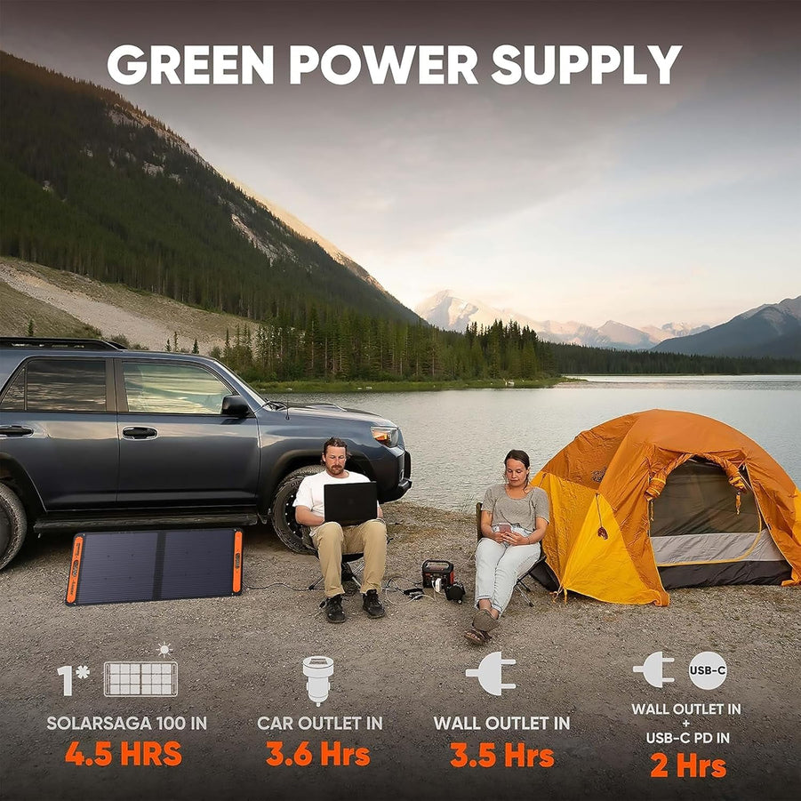 Portable Power Station Explorer 300, 293Wh Backup Lithium Battery, Solar Generator For Outdoors Camping Travel Hunting Blackout, Solar Panel Optional